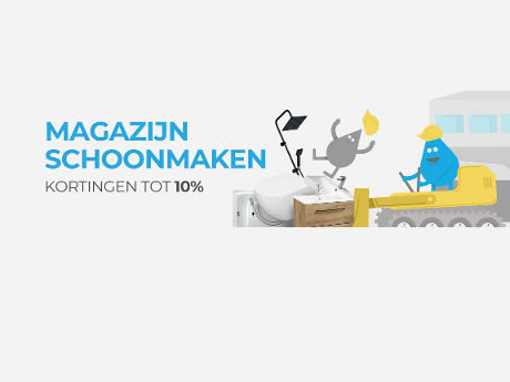 Magazijn schoonmaken