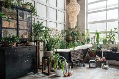 Badkamer in boho-stijl - hoe inrichten?